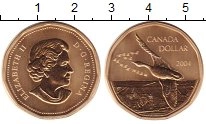 Продать Монеты Канада 1 доллар 2004 Латунь