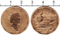 Продать Монеты Канада 1 доллар 2002 Латунь