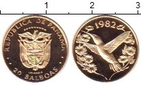 Продать Монеты Панама 20 бальбоа 1982 Золото