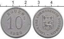 Продать Монеты Франция 10 сантим 1920 Алюминий