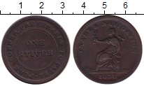 Продать Монеты Гайана 1 стивер 1838 Медь