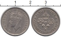 Продать Монеты Мавритания 1/4 рупии 1951 Медно-никель