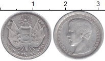 Продать Монеты Гватемала 1/2 реала 1869 Серебро