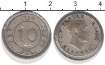 Продать Монеты Саравак 10 центов 1920 Медно-никель
