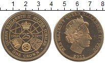 Продать Монеты Тристан-да-Кунья 1 крона 2011 Медно-никель