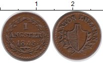 Продать Монеты Люцерн 1 ангстер 1843 Медь