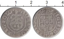 Продать Монеты Польша 1 грош 1524 Серебро