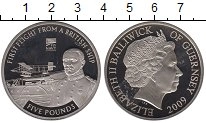 Продать Монеты Гернси 5 фунтов 2009 Медно-никель