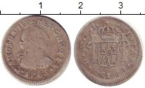 Продать Монеты Перу 1/2 реала 1783 Серебро