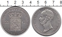 Продать Монеты Нидерланды 2 гульдена 1847 Серебро