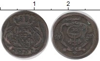 Продать Монеты Саксония 1 пфенниг 1711 Серебро