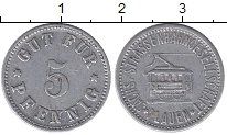 Продать Монеты Нотгельды 5 пфеннигов 0 Алюминий