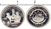 Продать Монеты Либерия 1 доллар 2008 Серебро