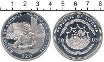 Продать Монеты Либерия 20 долларов 2003 Серебро