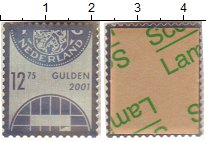 Продать Монеты Нидерланды 12,75 гульдена 2001 Серебро