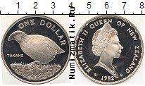 Продать Монеты Новая Зеландия 1 доллар 1982 Серебро
