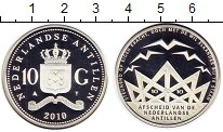 Продать Монеты Антильские острова 10 гульденов 2010 Серебро