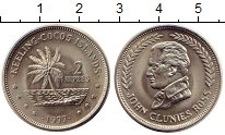 Продать Монеты Кокосовые острова 2 доллара 1977 Медно-никель