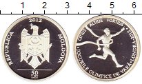 Продать Монеты Молдавия 50 лей 2012 Серебро