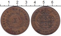 Продать Монеты Азорские острова 10 рейс 1842 Медь