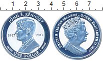 Продать Монеты Виргинские острова 1 доллар 2017 Серебро