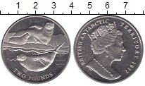 Продать Монеты Антарктика 2 фунта 2017 Медно-никель