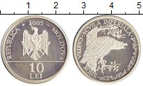 Продать Монеты Молдавия 10 лей 2005 Серебро