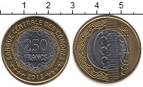 Продать Монеты Коморские острова 10 франков 2013 Биметалл