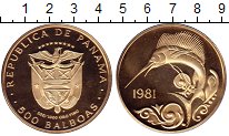 Продать Монеты Панама 500 бальбоа 1981 Золото