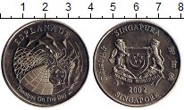 Продать Монеты Сингапур 5 долларов 2002 Медно-никель