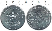 Продать Монеты Самоа 10 долларов 1980 Серебро