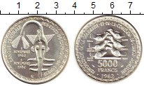 Продать Монеты Французская Западная Африка 5000 франков 1982 Серебро