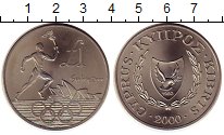 Продать Монеты Кипр 1 фунт 2000 Медно-никель