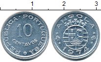 Продать Монеты Ангола 10 сентаво 1974 Алюминий