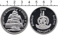Продать Монеты Вануату 50 вату 2008 Серебро
