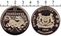 Продать Монеты Сингапур 2 доллара 2010 Медно-никель