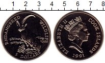 Продать Монеты Острова Кука 5 долларов 1991 Медно-никель
