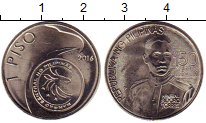 Продать Монеты Филиппины 1 песо 2016 Медно-никель