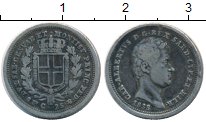 Продать Монеты Сардиния 25 чентезимо 1833 Серебро