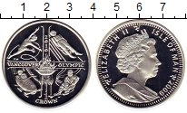 Продать Монеты Остров Мэн 1 крона 2009 Серебро