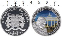 Продать Монеты Бенин 500 франков 2014 Серебро