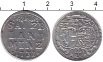 Продать Монеты Зальцбург 4 крейцера 1731 Серебро