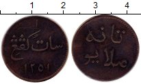 Продать Монеты Малайя 1 кеппинг 1835 Медь