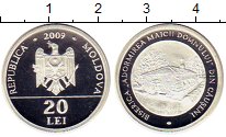 Продать Монеты Молдавия 20 лей 2009 Серебро