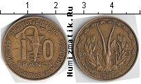 Продать Монеты Того 10 франков 1957 