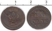 Продать Монеты Модена 4 денари 0 Медь