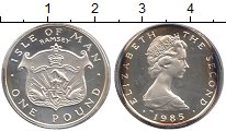 Продать Монеты Остров Мэн 1 фунт 1985 Серебро