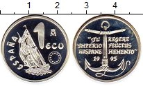 Продать Монеты Испания 1 экю 1995 Серебро