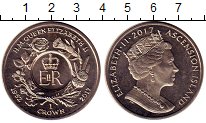 Продать Монеты Остров Вознесения 1 крона 2017 Медно-никель