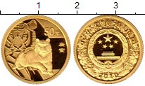 Продать Монеты Китай 50 юаней 2010 Золото